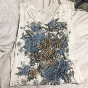 Sinful half sleeve T-shirt